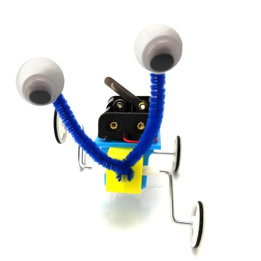 Kids DIY Reptile Robot Electric Wooden