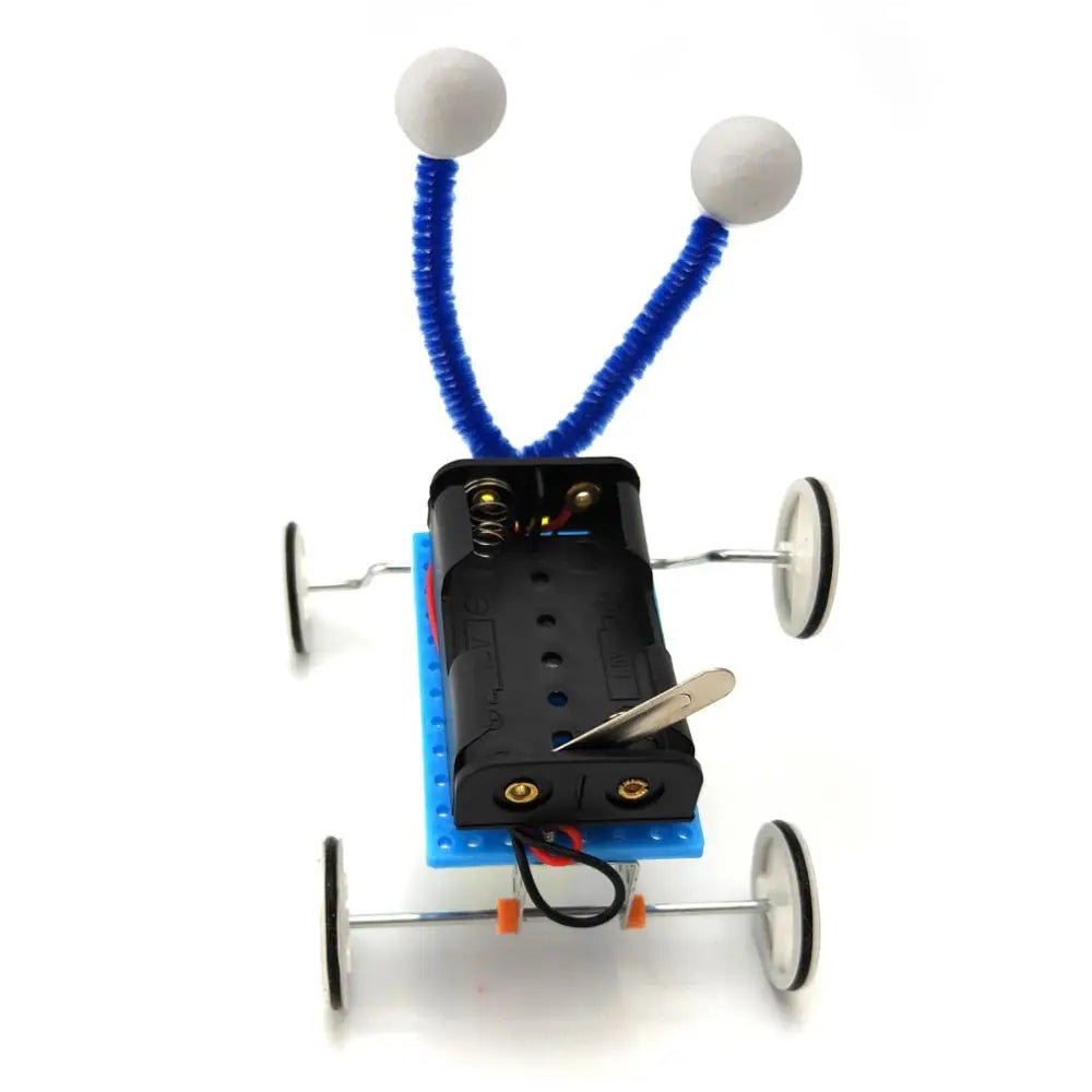 Kids DIY Reptile Robot Electric Wooden