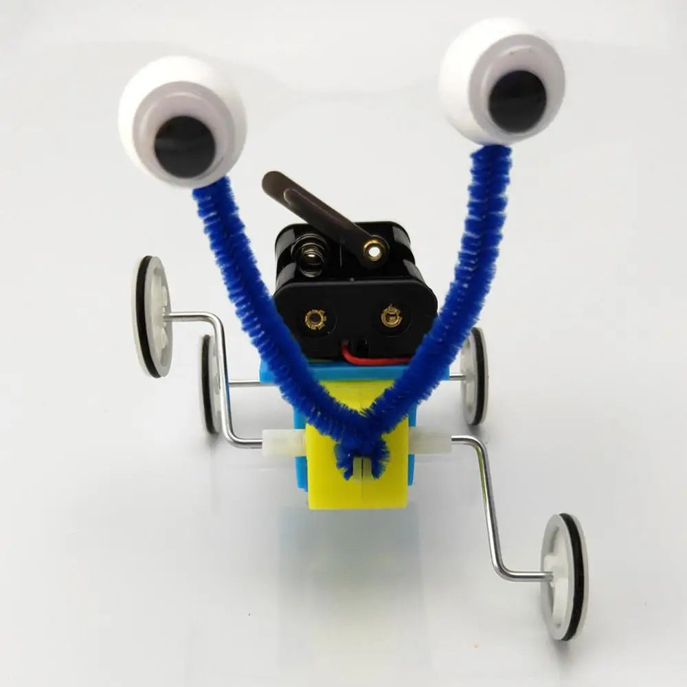 Kids DIY Reptile Robot Electric Wooden