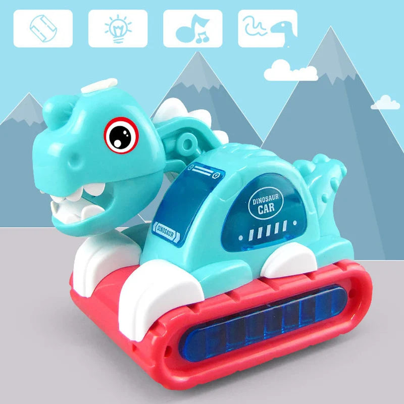 Musical Spray excavator Dinosaur Car with Light