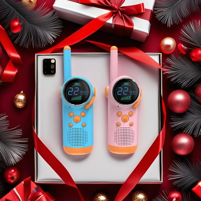 Rechargeable walkie talkie for children