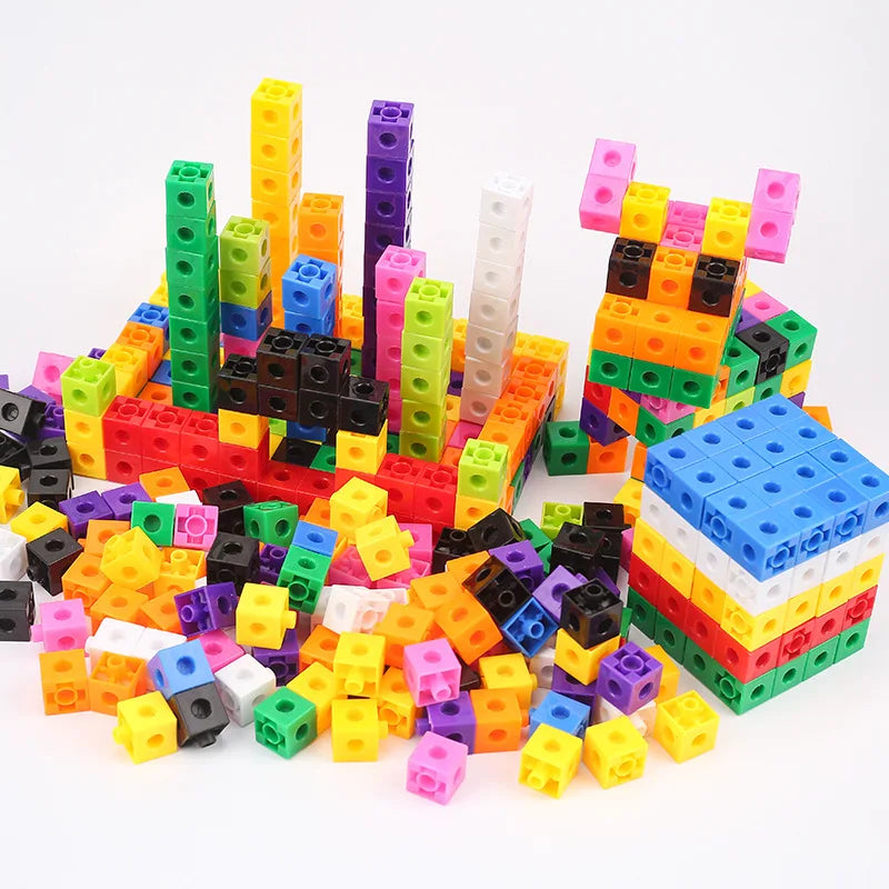 Square Cube Shape Building Blocks Educational Toys