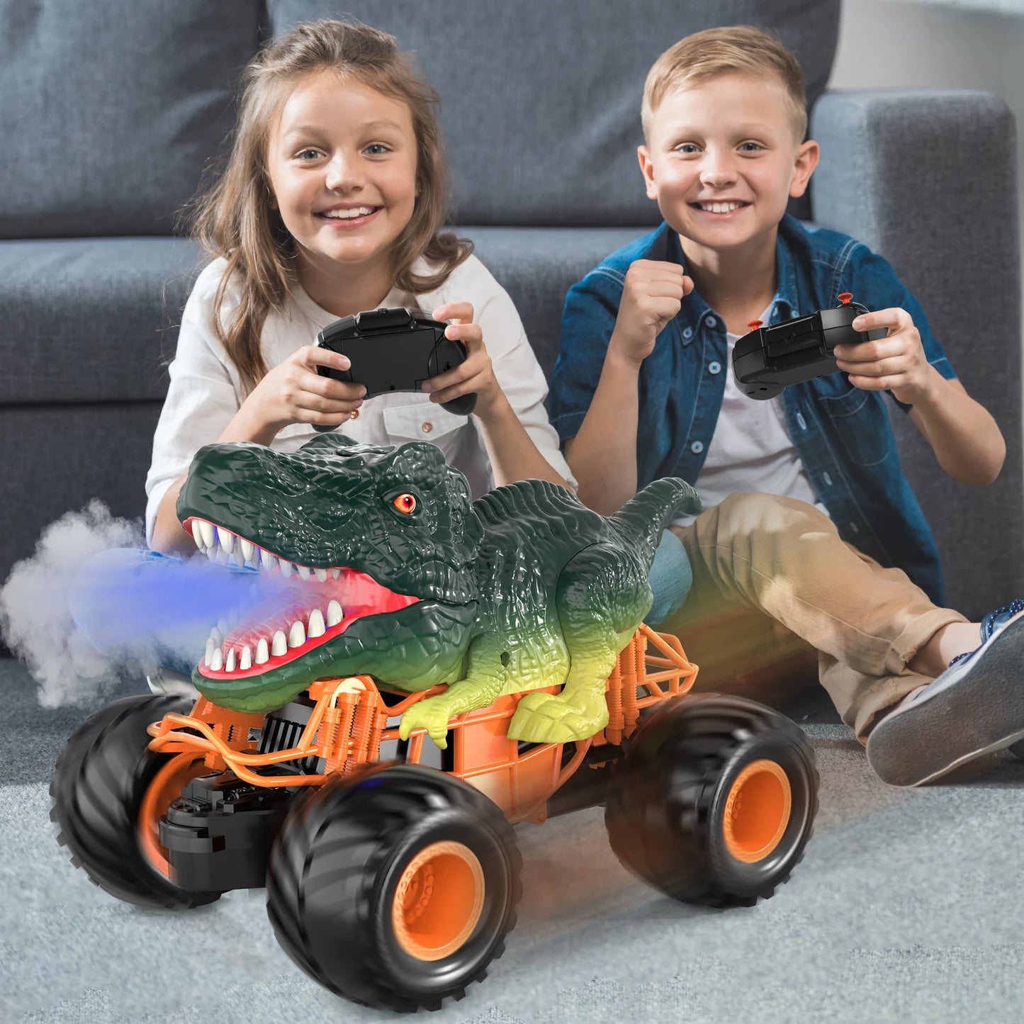 Remote Control Dinosaur Car