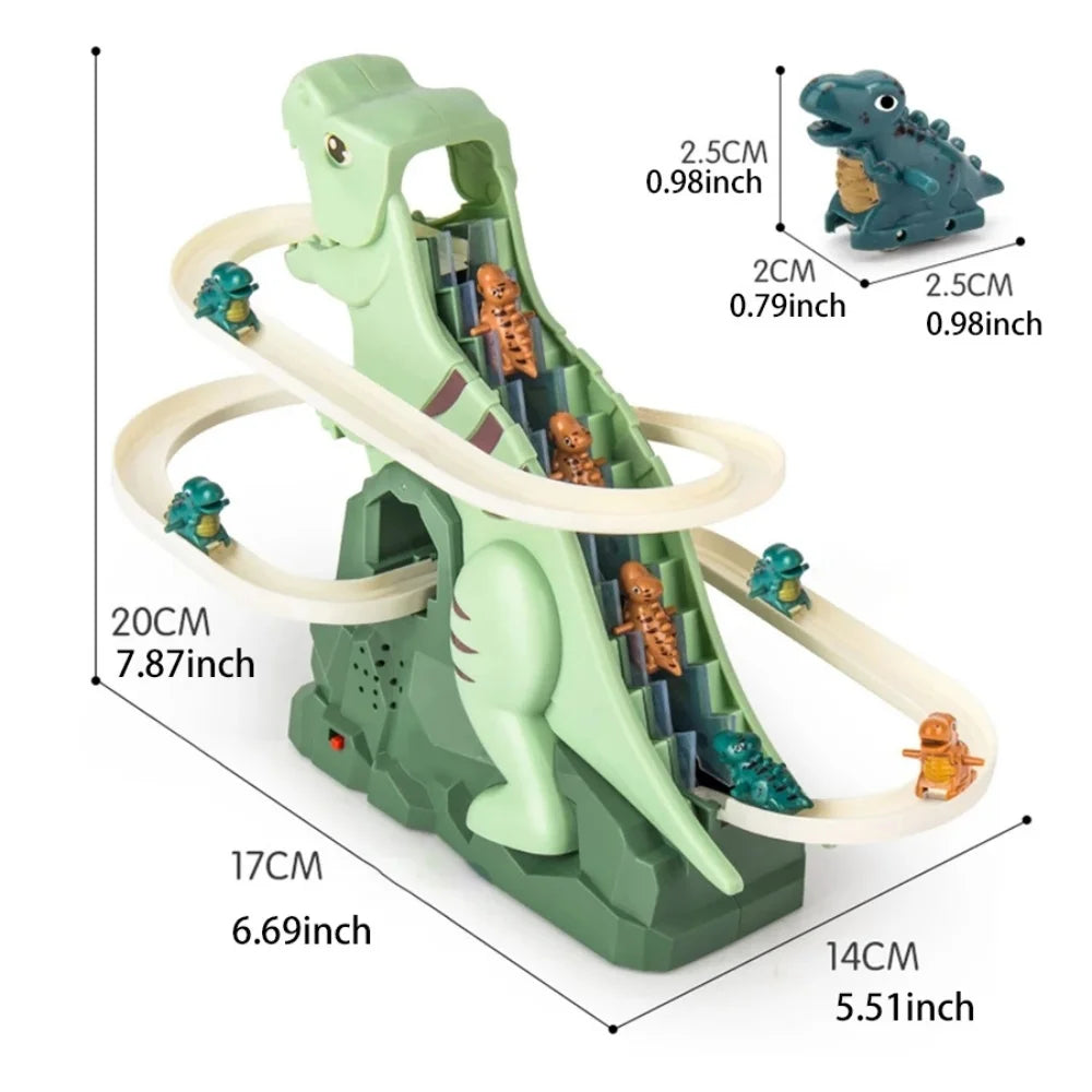Dinosaur Climbing Slide Music Toy