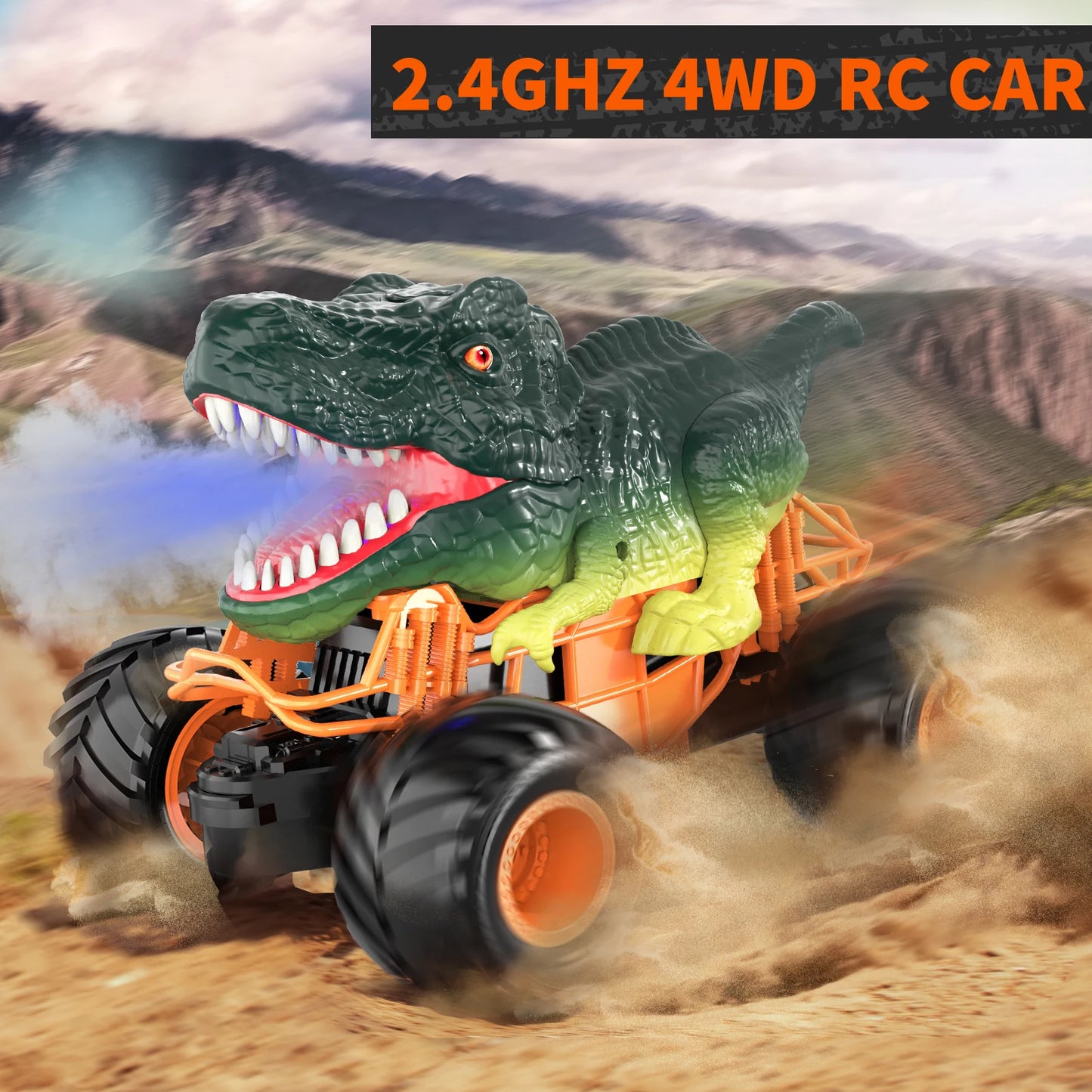 Remote Control Dinosaur Car