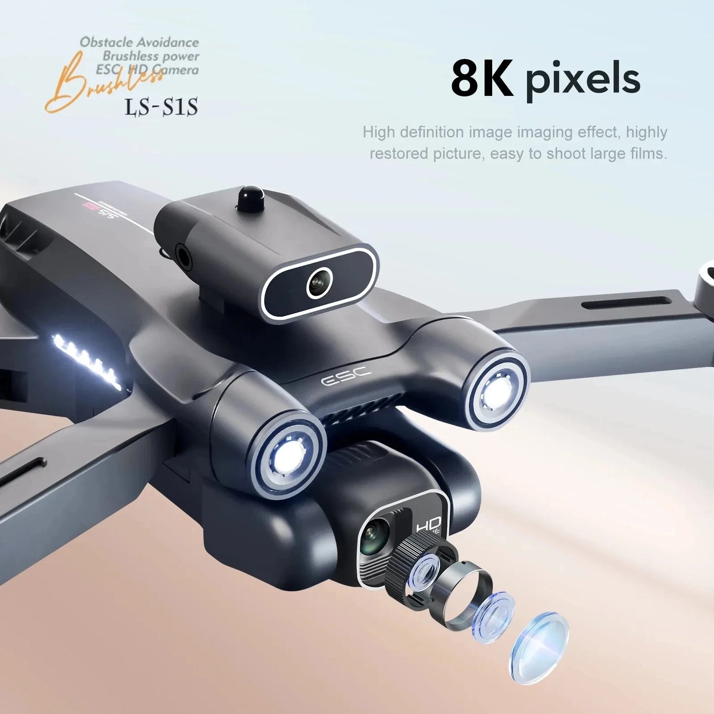 Mini Drone Camera 8K