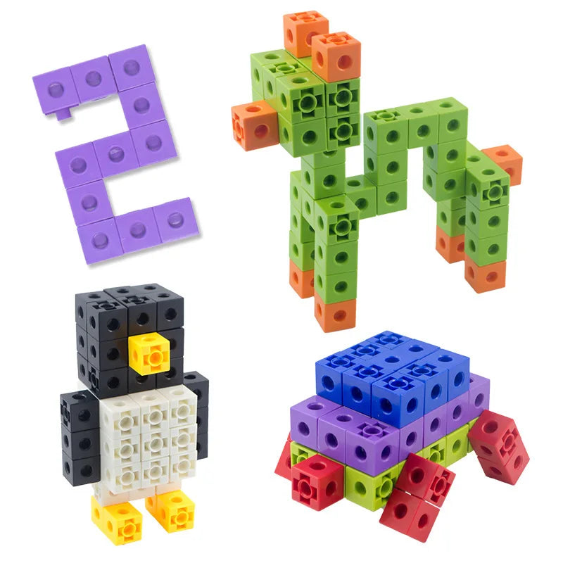 Square Cube Shape Building Blocks Educational Toys