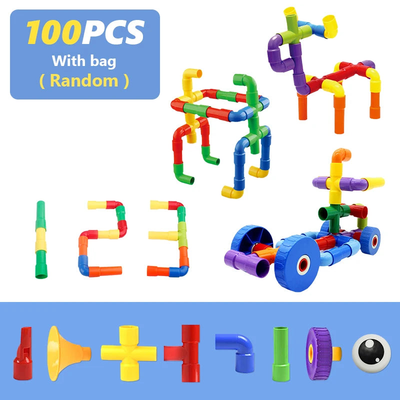 PIPE Blocks Race Building Bricks