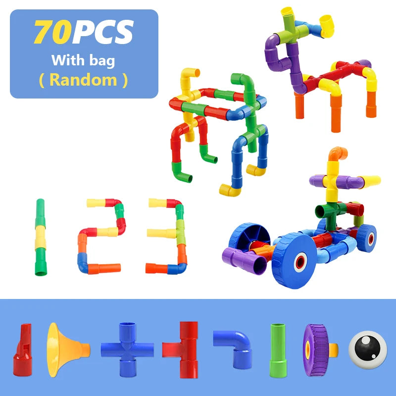 PIPE Blocks Race Building Bricks