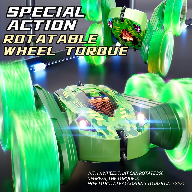 Car Double Sided Flip 2.4G Remote Control
