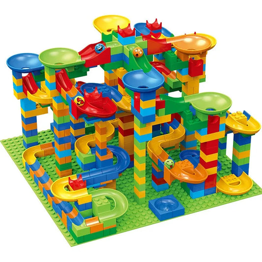 Marble Race Run Blocks Maze Ball Track Toy