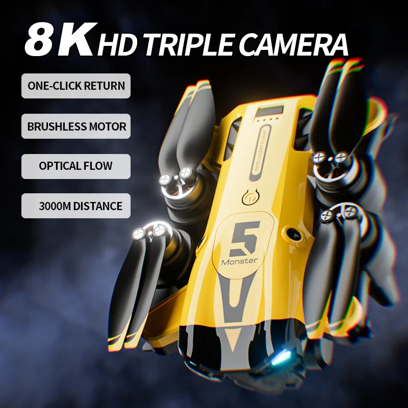 Drone Professional 8K GPS Dual Camera 360