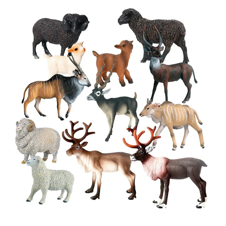 Animals Figures Reindeer Elk Deer