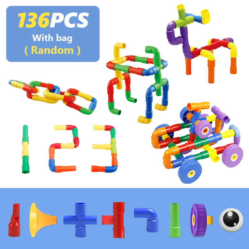 PIPE Blocks Race Building Bricks