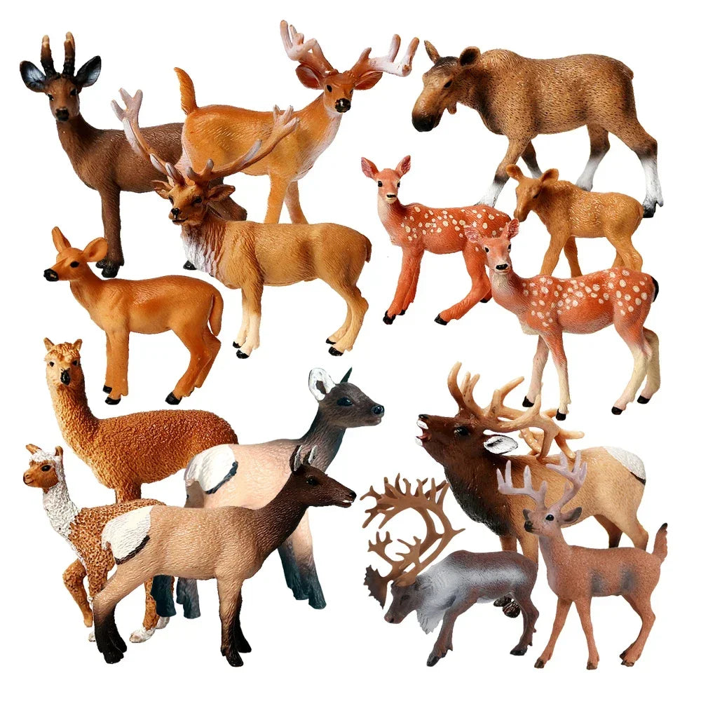 Animals Figures Reindeer Elk Deer