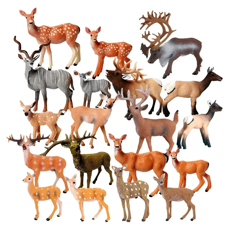 Animals Figures Reindeer Elk Deer
