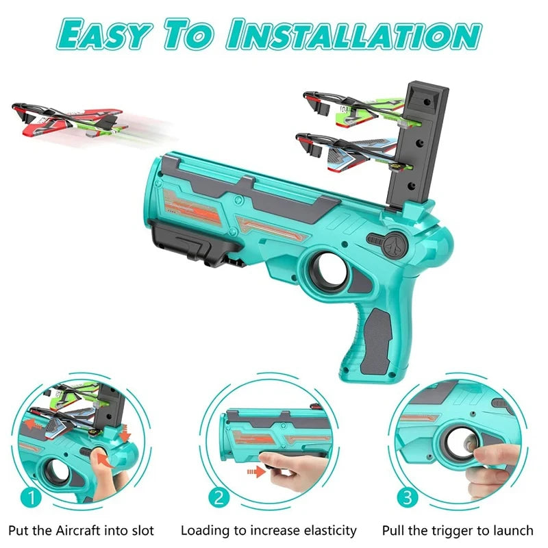 Children's Toy Ejection Aircraft Shooting