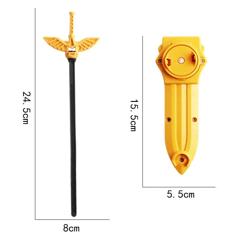 Two-way Spinning Top Burst Launcher