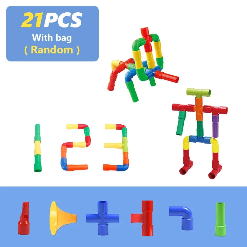 PIPE Blocks Race Building Bricks