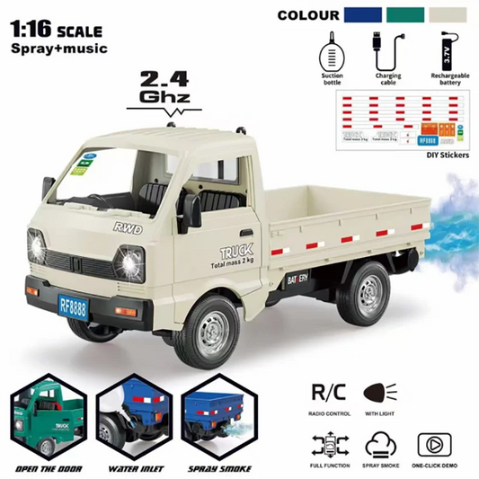 Car Simulation Drift Climbing Truck with Spray and LED Lights