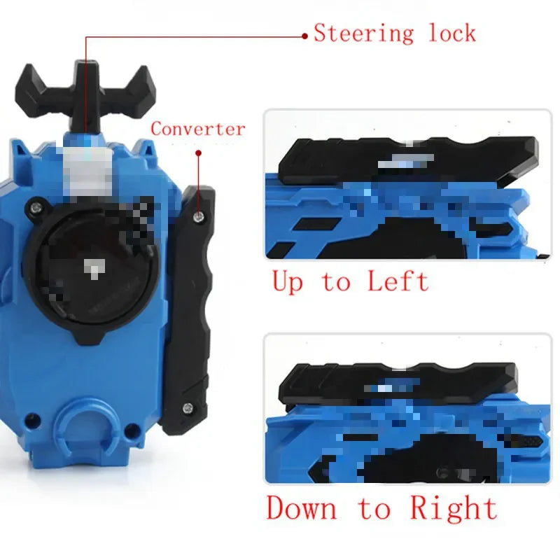 Two-way Spinning Top Burst Launcher