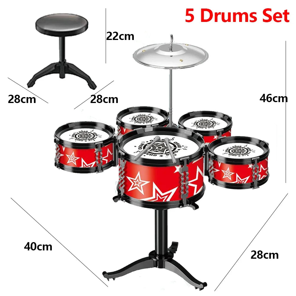 Jazz Drum Set for Kids