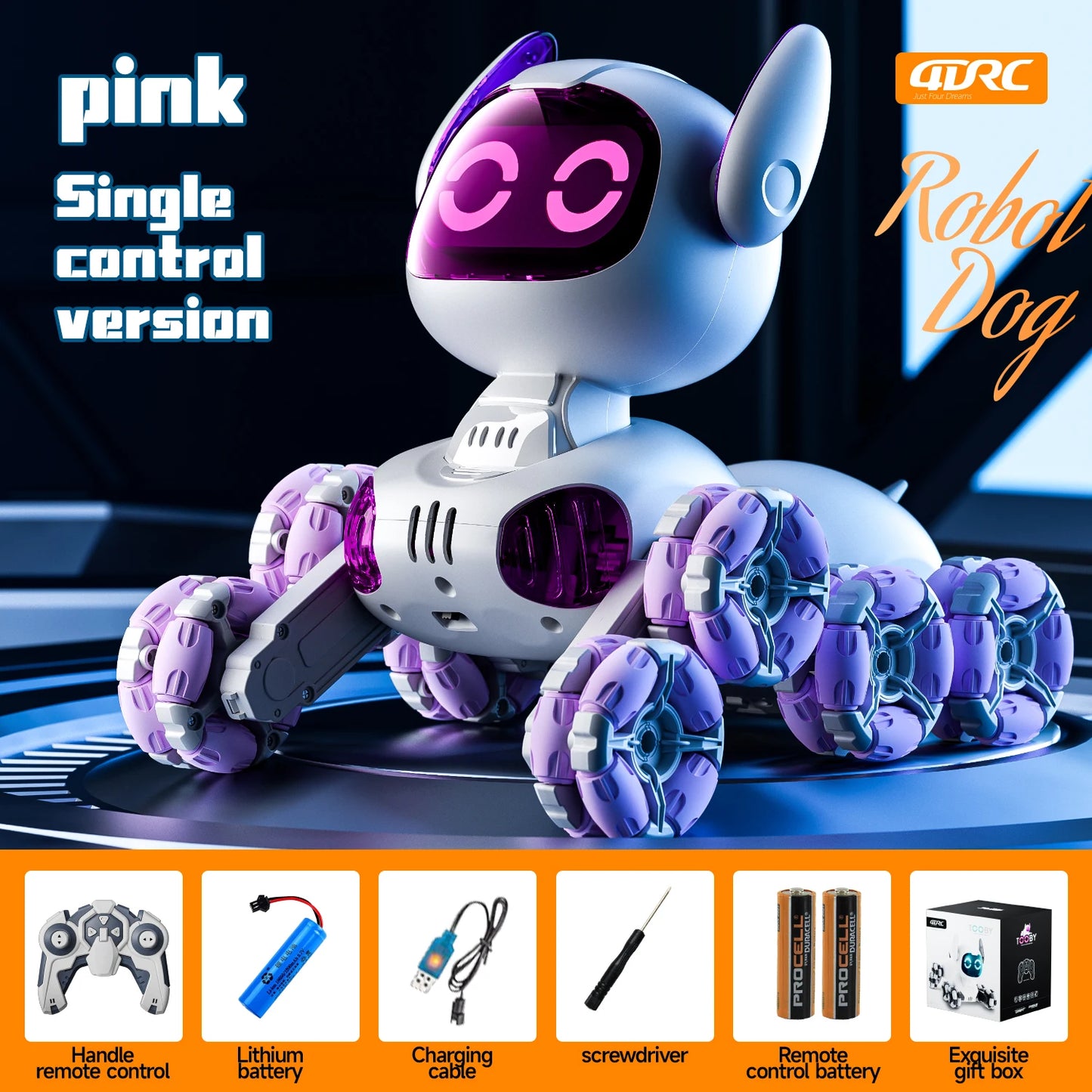 New RC Stunt Robot Dog Intelligent