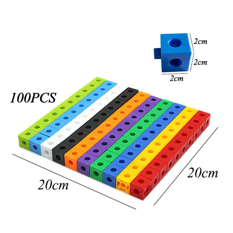 Square Cube Shape Building Blocks Educational Toys