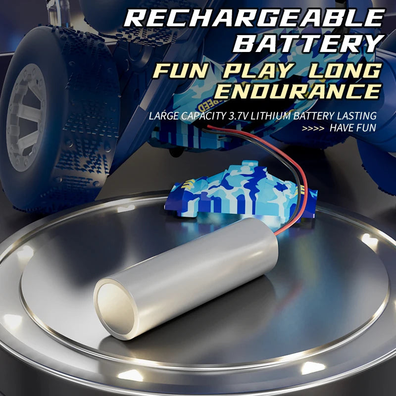 Car Double Sided Flip 2.4G Remote Control