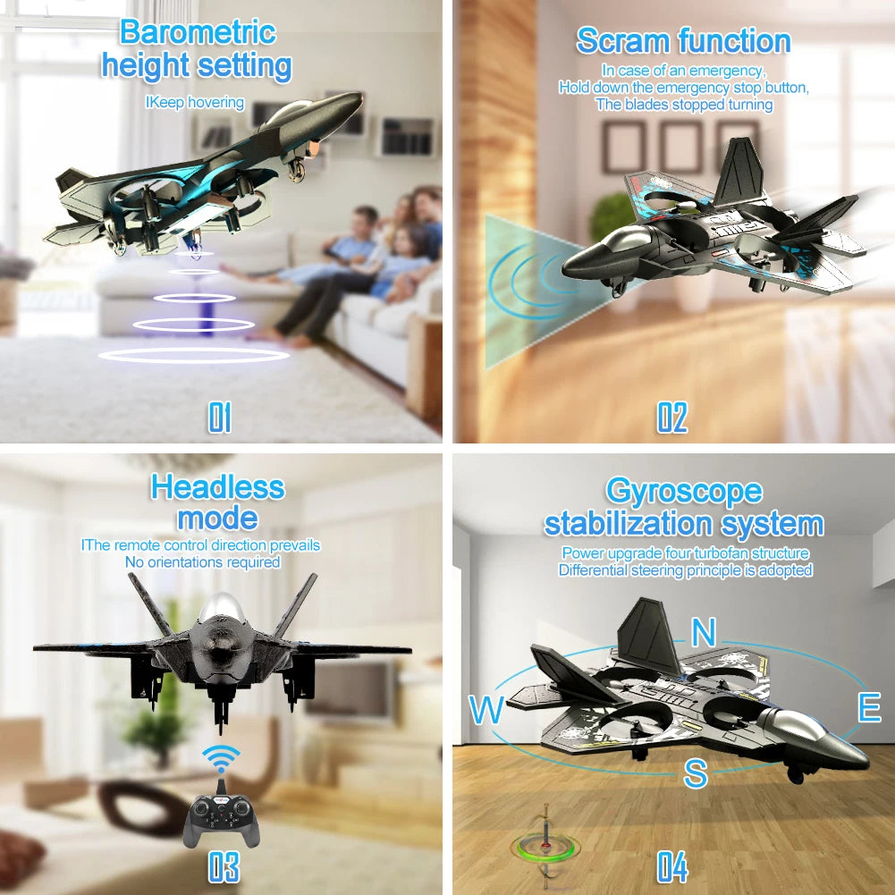 Remote Control Airplane Gravity Sensing