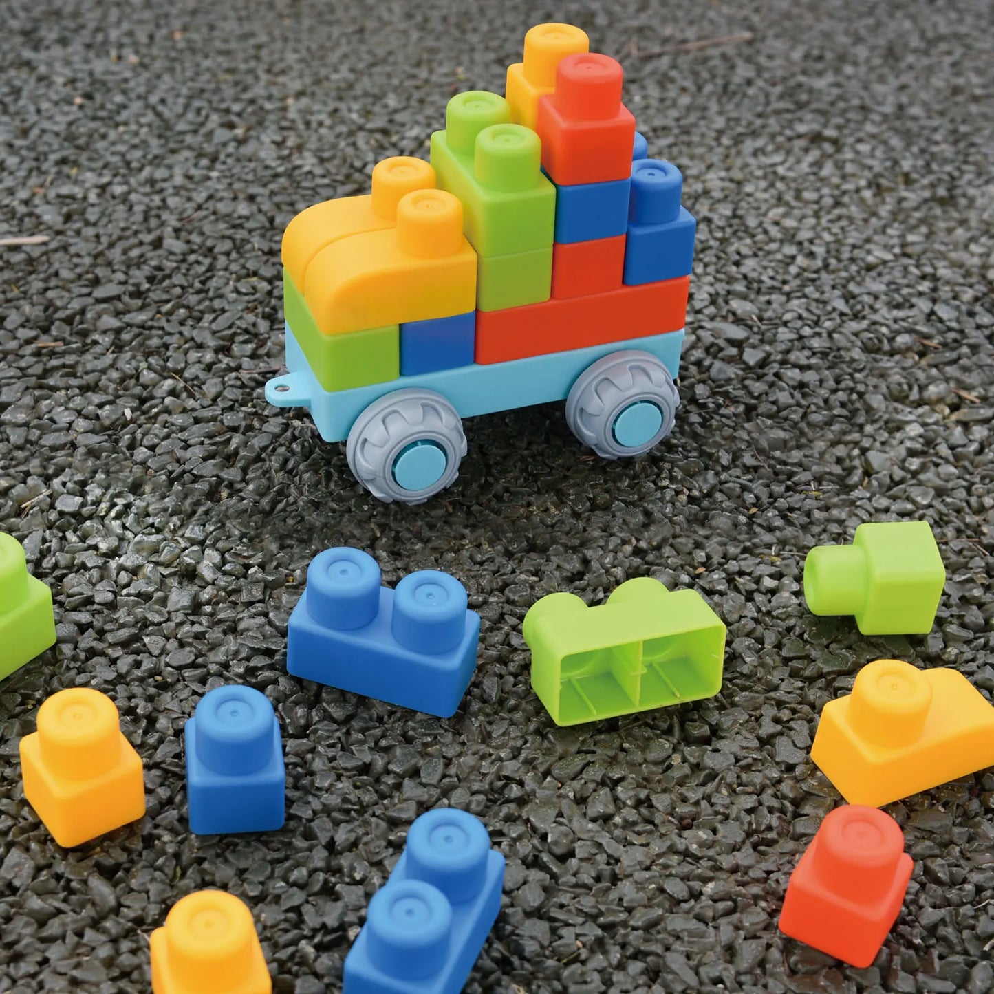 Soft Rubber Large Particle Block Children's
