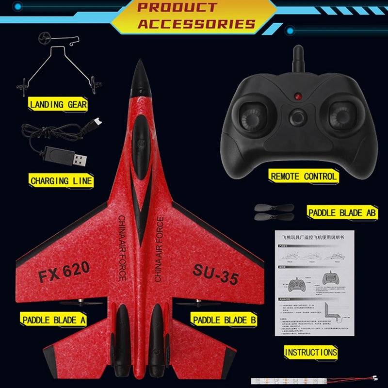 Plane Radio Control Glider Remote Control