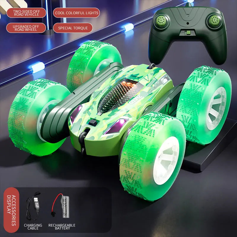Car Double Sided Flip 2.4G Remote Control