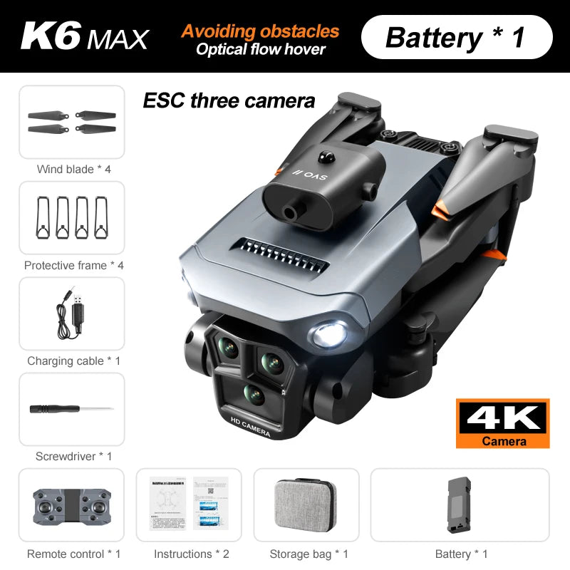 Drone 4K HD + camera WIFI