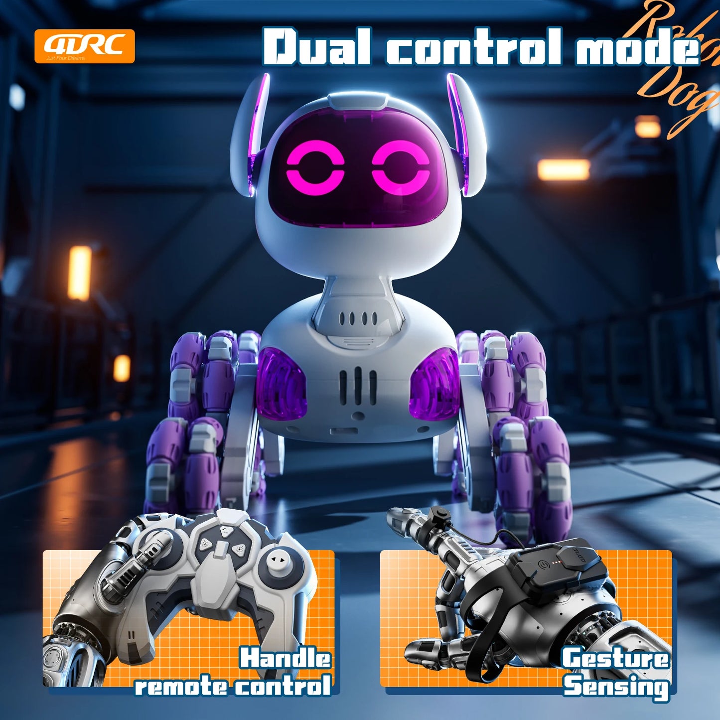 New RC Stunt Robot Dog Intelligent