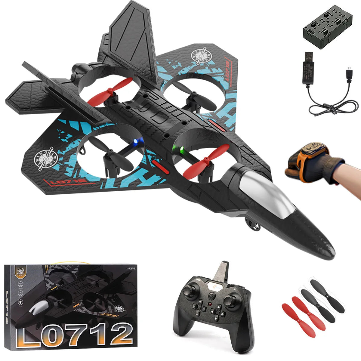Plane with Remote Control Aircraft Gravity