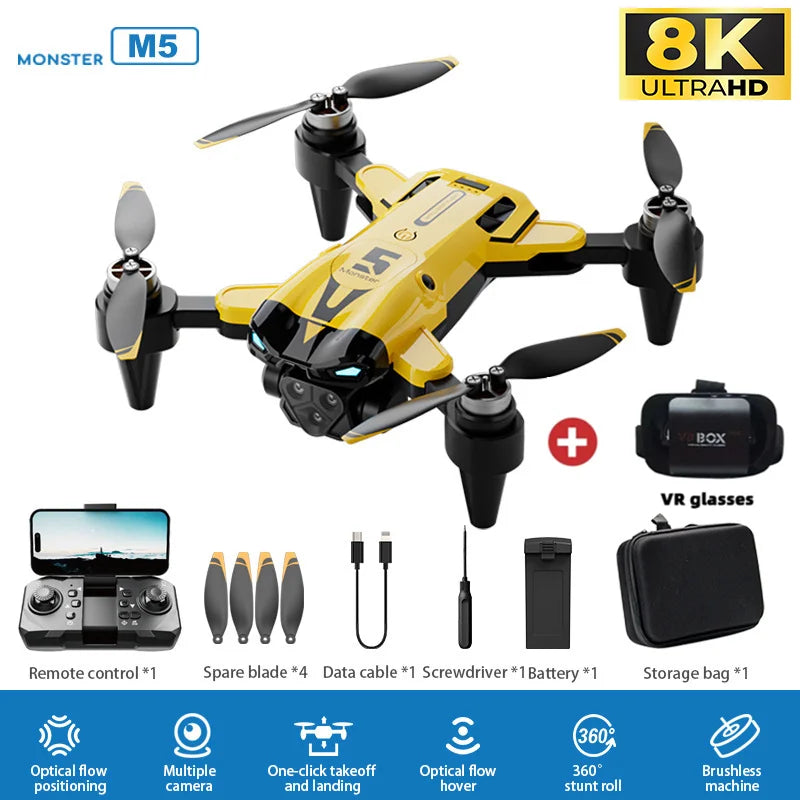 Drone Professional 8K GPS Dual Camera 360