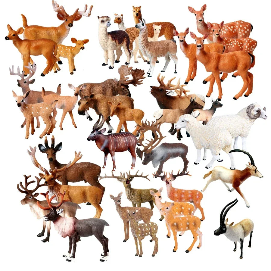 Animals Figures Reindeer Elk Deer