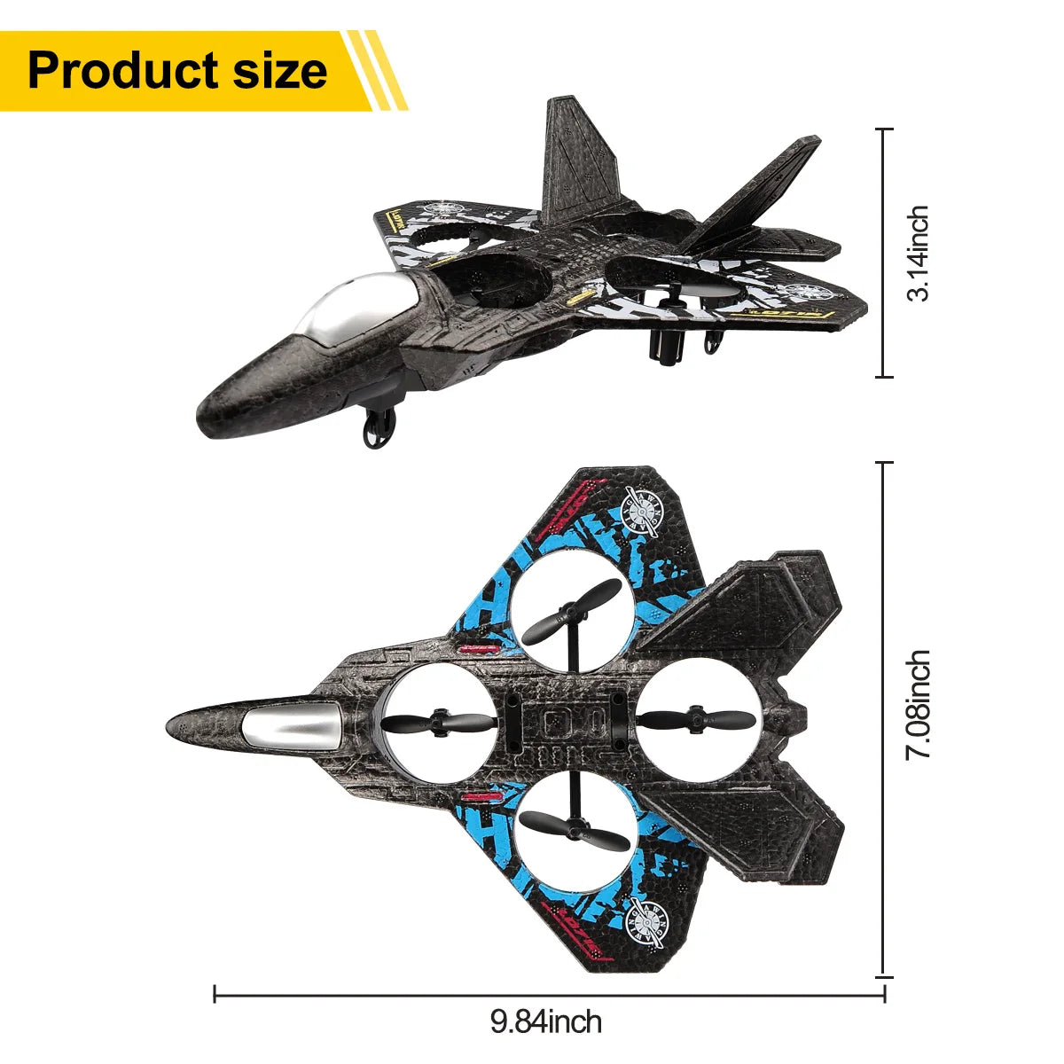 Remote Control Airplane Gravity Sensing
