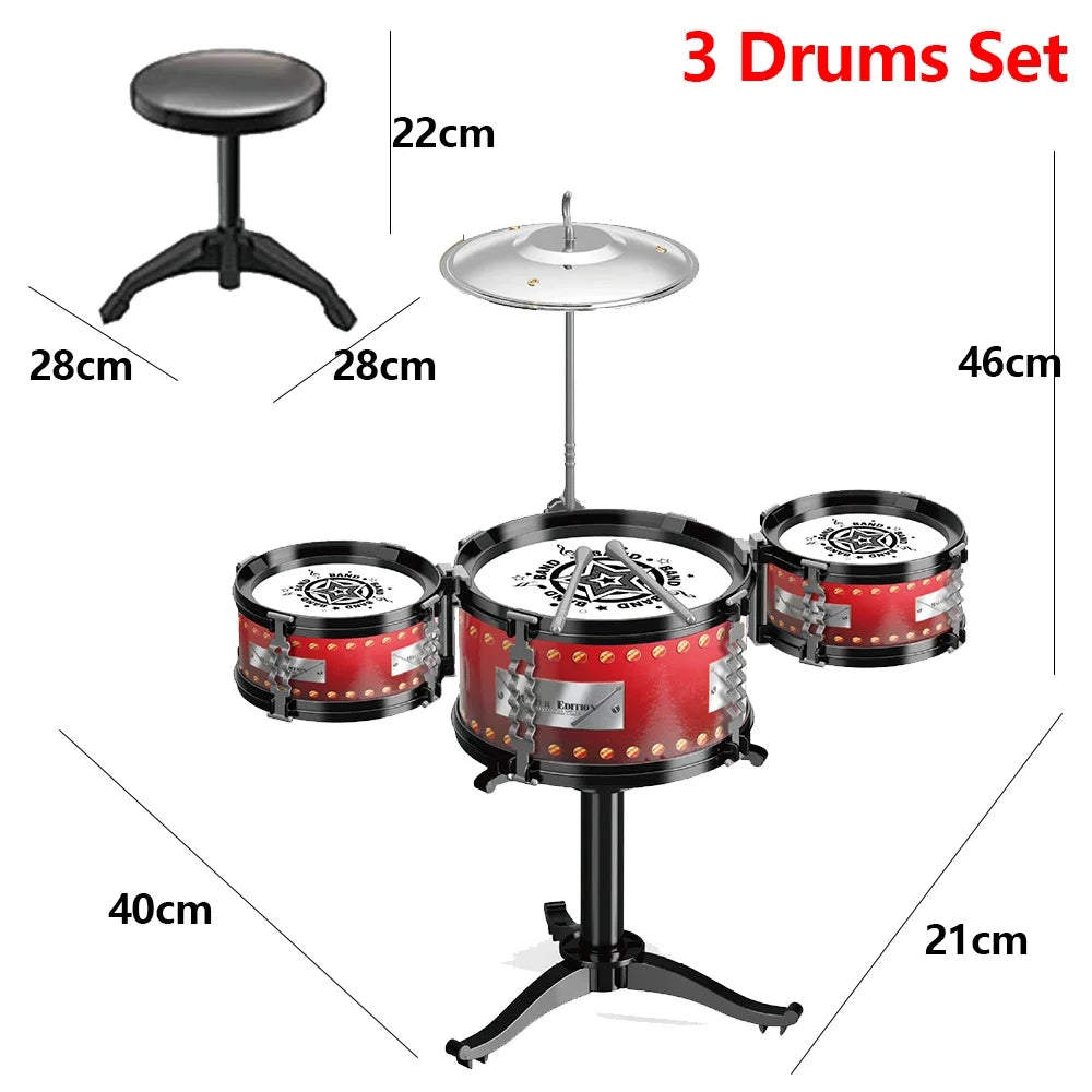 Jazz Drum Set for Kids