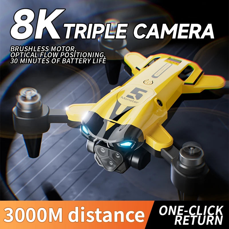 Drone Professional 8K GPS Dual Camera 360