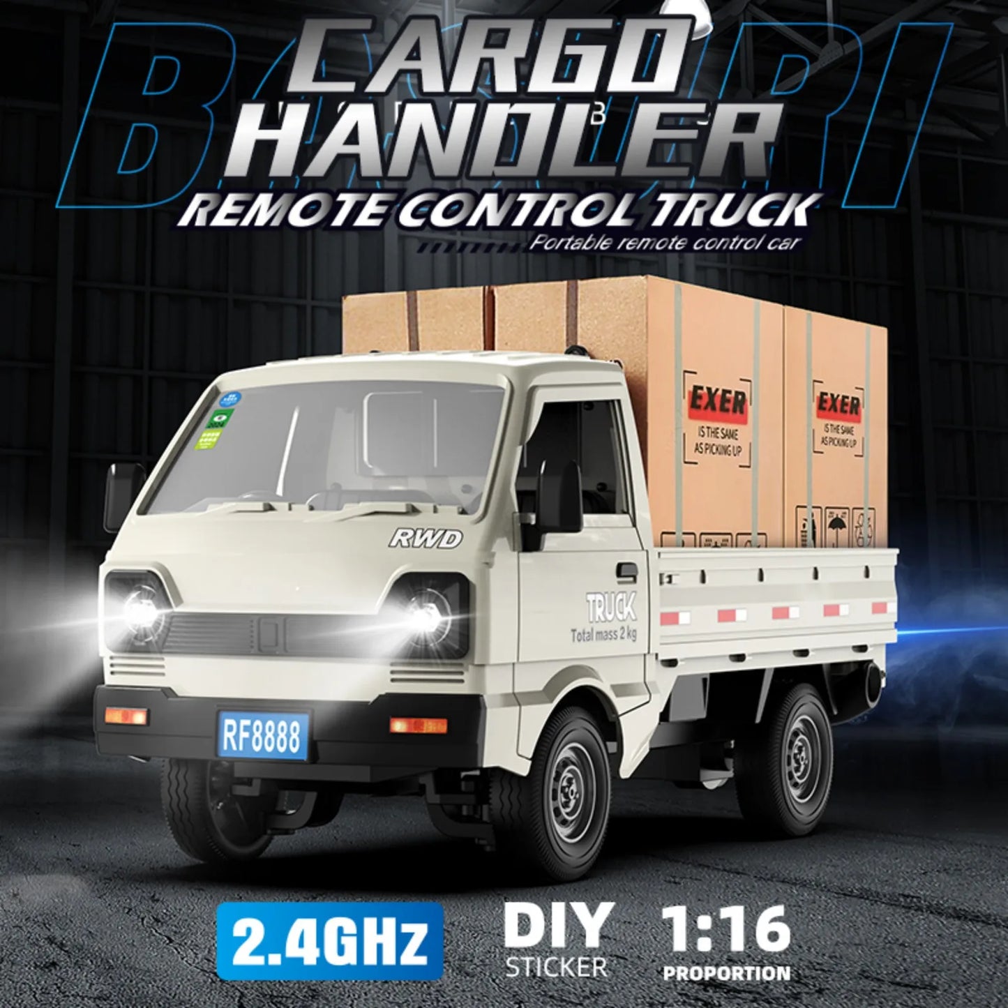 Car Simulation Drift Climbing Truck with Spray and LED Lights