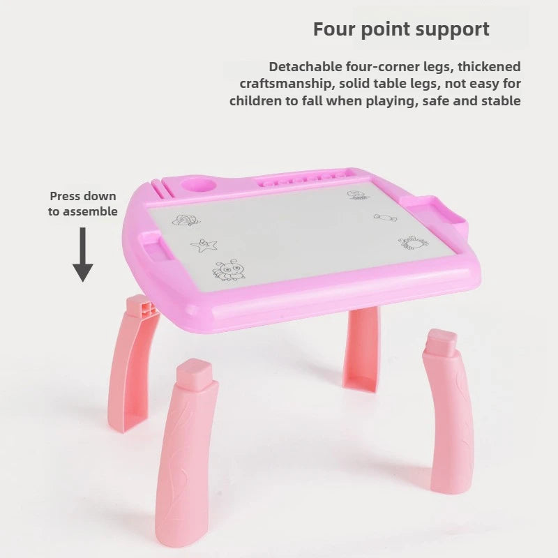 Children LED Projector Drawing Table Toy