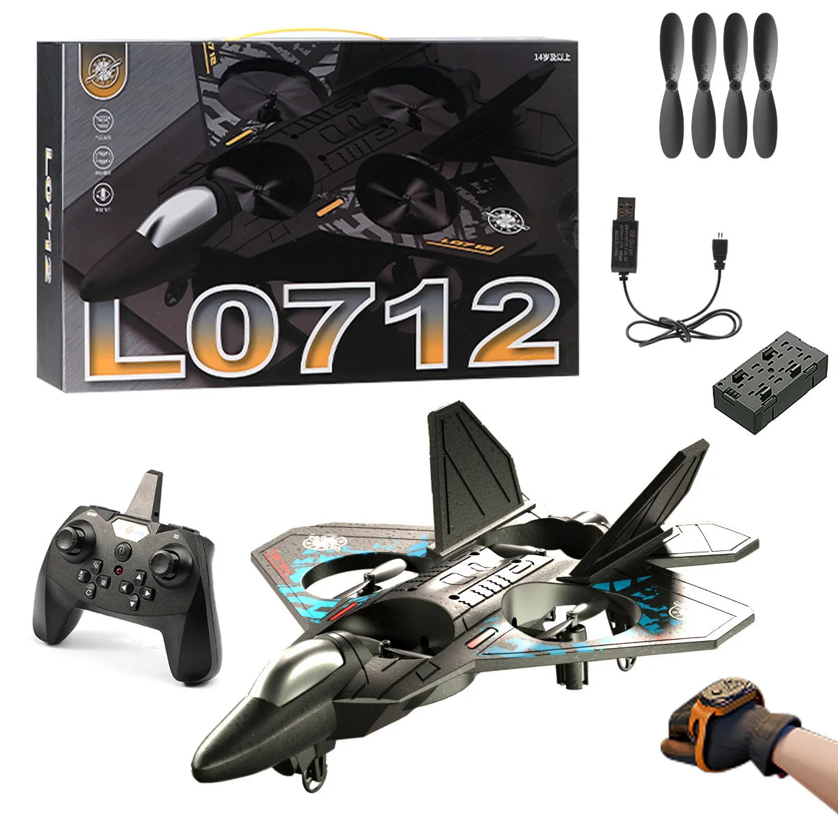 Remote Control Airplane Gravity Sensing