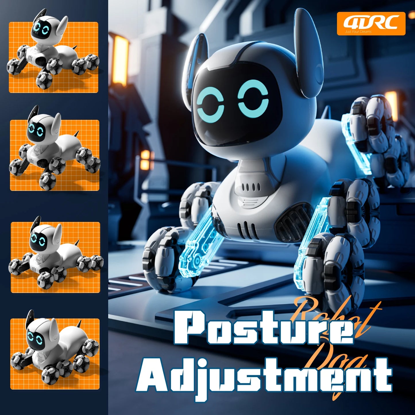 New RC Stunt Robot Dog Intelligent